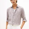 Regular Fit Stripe Linen Shirt Regular Fit Stripe Linen Shirt