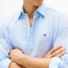 Regular Fit Stripe Linen Shirt Regular Fit Stripe Linen Shirt