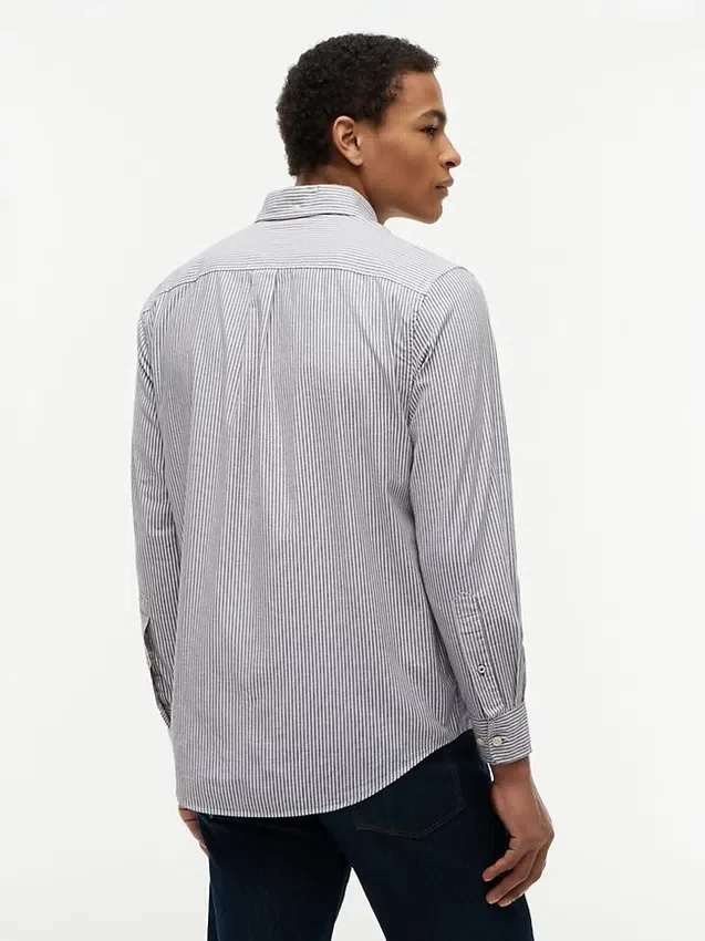 Regular Fit Stripe Stretch Oxford Shirt Regular Fit Stripe Stretch Oxford Shirt
