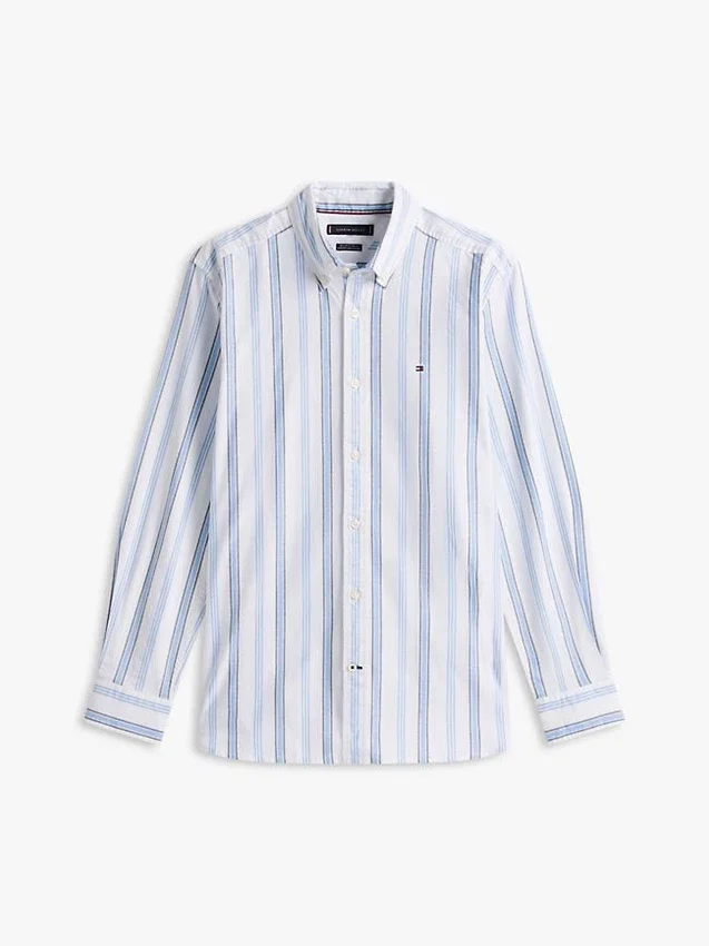 Regular Fit Stripe Stretch Oxford Shirt Regular Fit Stripe Stretch Oxford Shirt