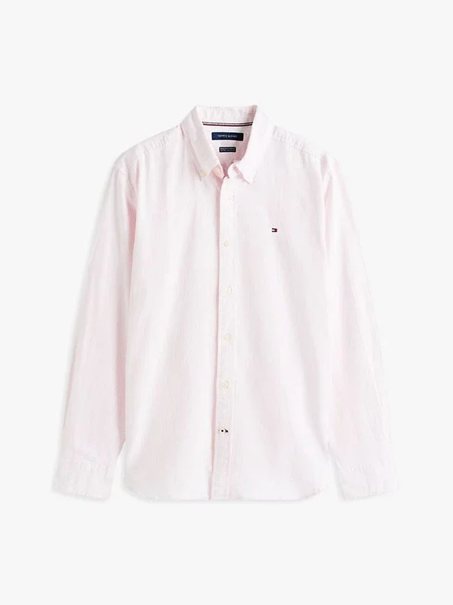 Regular Fit Stripe Stretch Oxford Shirt Regular Fit Stripe Stretch Oxford Shirt
