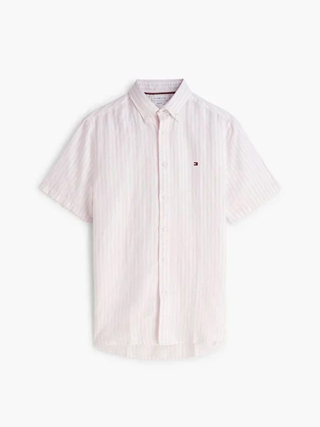 Regular Fit Striped Cotton-Linen Shirt Regular Fit Striped Cotton-Linen Shirt