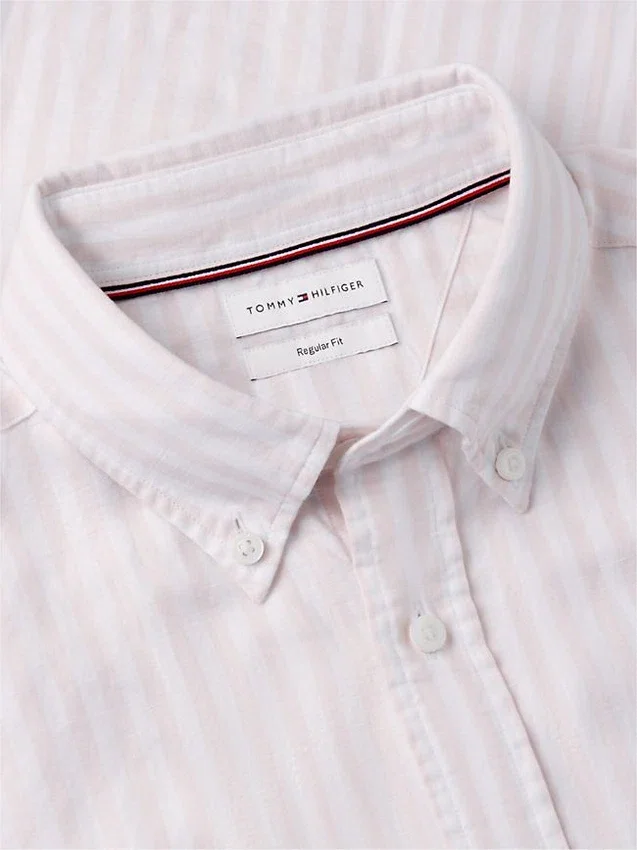 Regular Fit Striped Cotton-Linen Shirt Regular Fit Striped Cotton-Linen Shirt