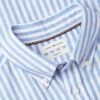 Regular Fit Striped Cotton-Linen Shirt