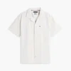 Regular Fit Striped Dobby Camp Shirt Regular Fit Striped Dobby Camp Shirt