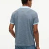 Regular Fit Striped Interlock Polo
