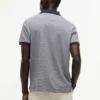 Regular Fit Striped Interlock Polo