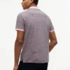 Regular Fit Striped Interlock Polo