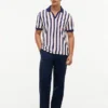 Regular Fit Striped Knit Polo Regular Fit Striped Knit Polo