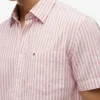 Regular Fit Striped Linen-Blend Shirt Regular Fit Striped Linen-Blend Shirt