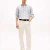 Regular Fit Striped Linen-Blend Shirt Regular Fit Striped Linen-Blend Shirt