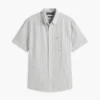 Regular Fit Striped Linen-Blend Shirt Regular Fit Striped Linen-Blend Shirt