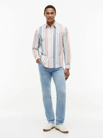 Regular Fit Striped Oxford Shirt