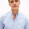 Regular Fit Striped Seersucker Shirt Regular Fit Striped Seersucker Shirt