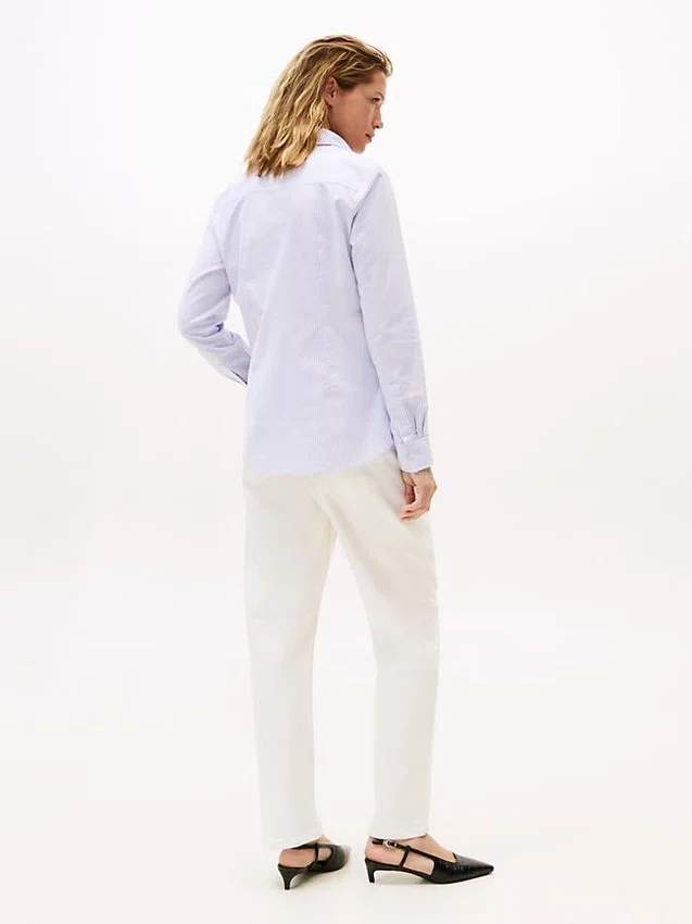 Regular Fit Striped Stretch Oxford Shirt Regular Fit Striped Stretch Oxford Shirt