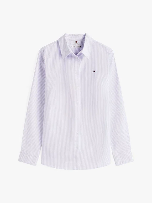 Regular Fit Striped Stretch Oxford Shirt Regular Fit Striped Stretch Oxford Shirt