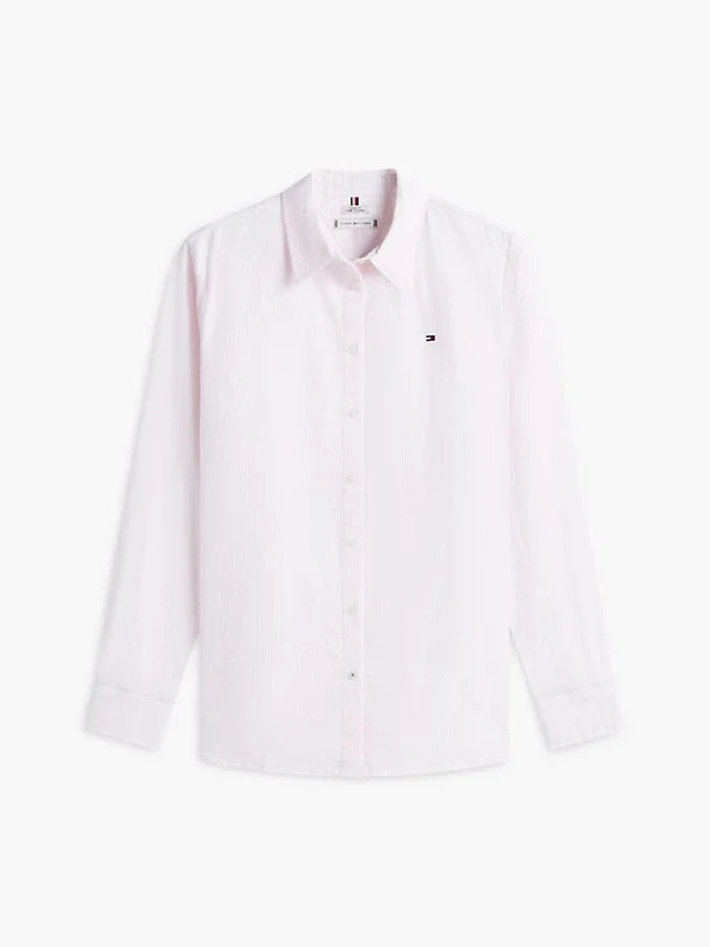 Regular Fit Striped Stretch Oxford Shirt Regular Fit Striped Stretch Oxford Shirt