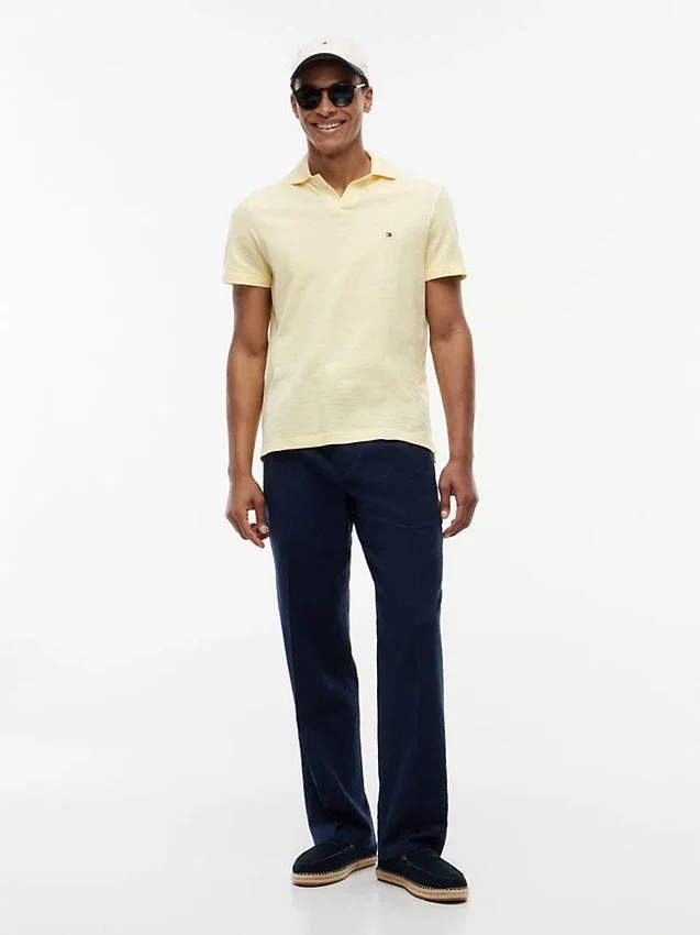 Regular Fit Textured Oxford Slub Polo Regular Fit Textured Oxford Slub Polo