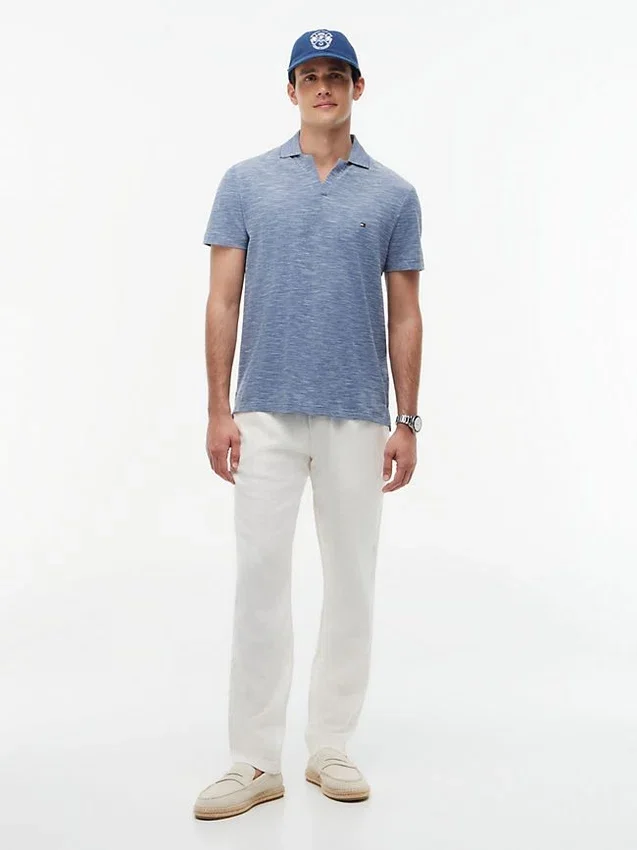 Regular Fit Textured Oxford Slub Polo Regular Fit Textured Oxford Slub Polo