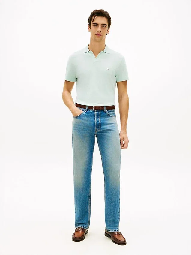 Regular Fit Textured Oxford Slub Polo Regular Fit Textured Oxford Slub Polo