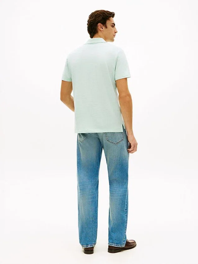 Regular Fit Textured Oxford Slub Polo Regular Fit Textured Oxford Slub Polo