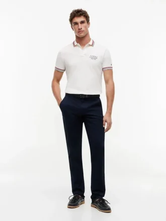 Regular Fit Tipped Smooth Cotton Polo