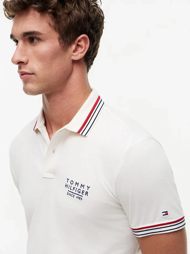 Regular Fit Tipped Smooth Cotton Polo Regular Fit Tipped Smooth Cotton Polo