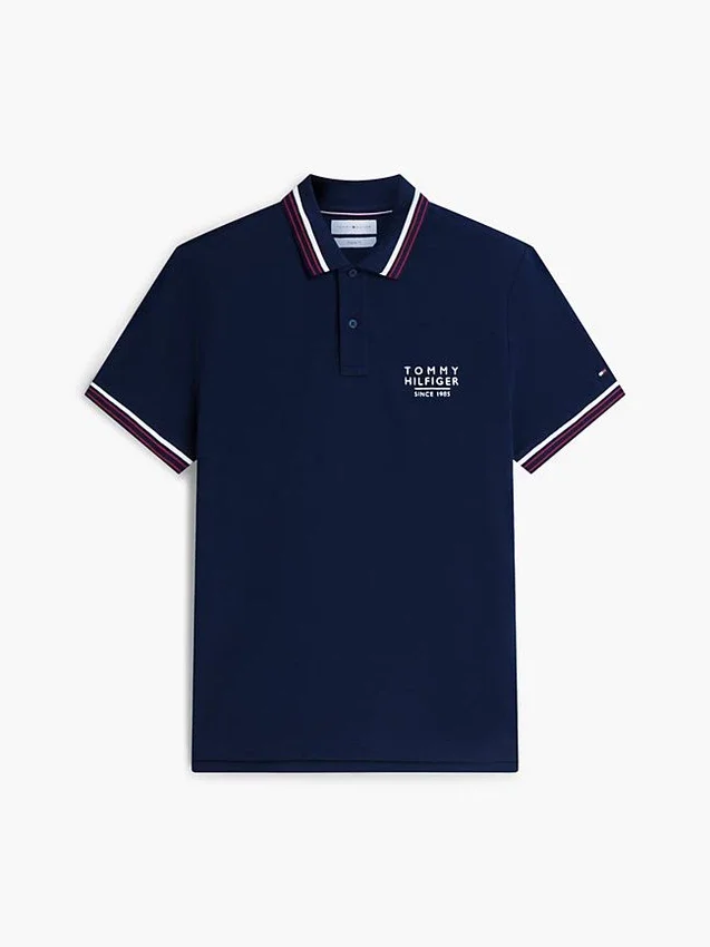 Regular Fit Tipped Smooth Cotton Polo Regular Fit Tipped Smooth Cotton Polo