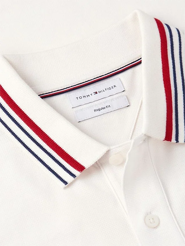 Regular Fit Tipped Smooth Cotton Polo Regular Fit Tipped Smooth Cotton Polo