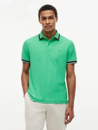 Regular Fit Tipped Wicking Polo