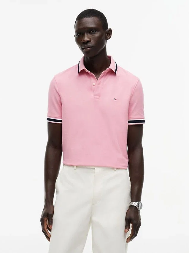 Regular Fit Tipped Wicking Polo Regular Fit Tipped Wicking Polo