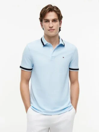Regular Fit Tipped Wicking Polo
