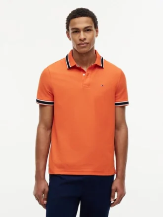 Regular Fit Tipped Wicking Polo