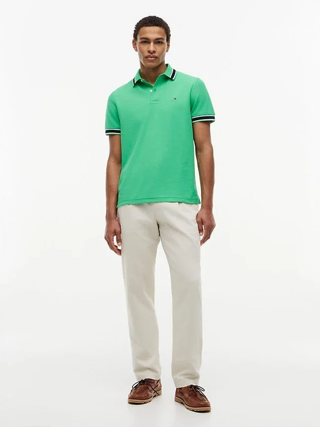 Regular Fit Tipped Wicking Polo Regular Fit Tipped Wicking Polo