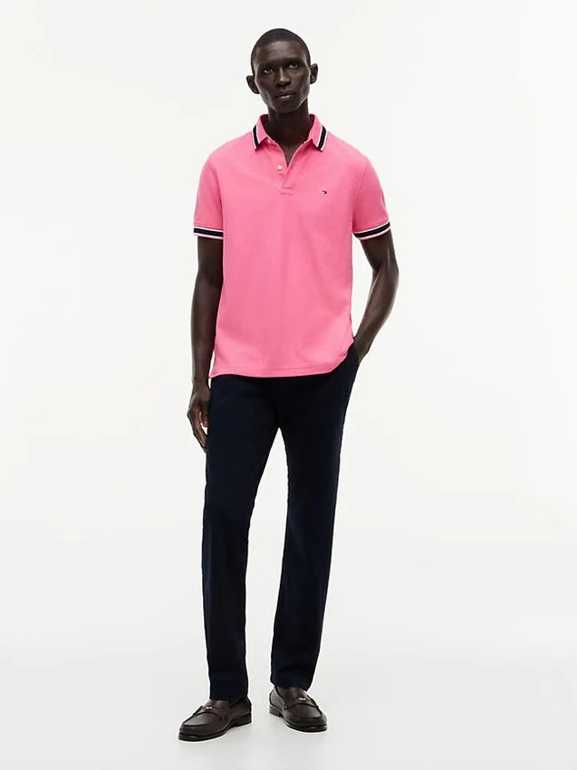 Regular Fit Tipped Wicking Polo Regular Fit Tipped Wicking Polo
