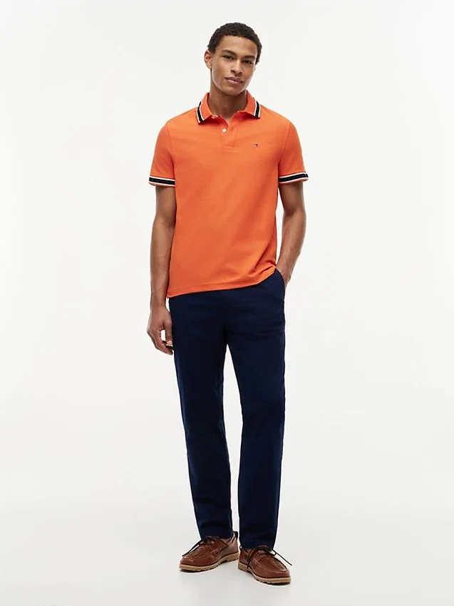 Regular Fit Tipped Wicking Polo Regular Fit Tipped Wicking Polo