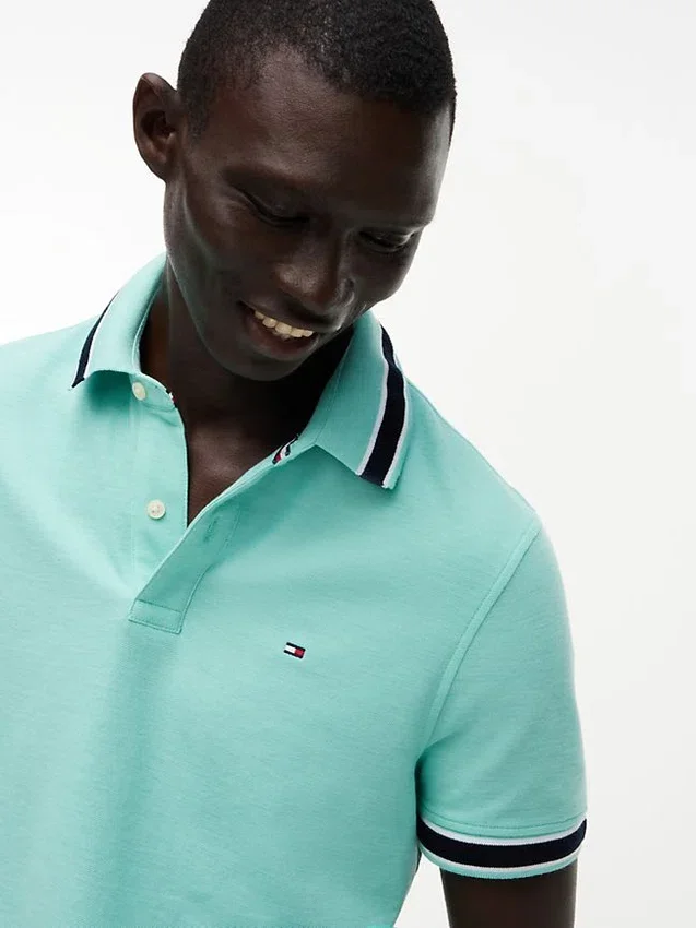Regular Fit Tipped Wicking Polo Regular Fit Tipped Wicking Polo