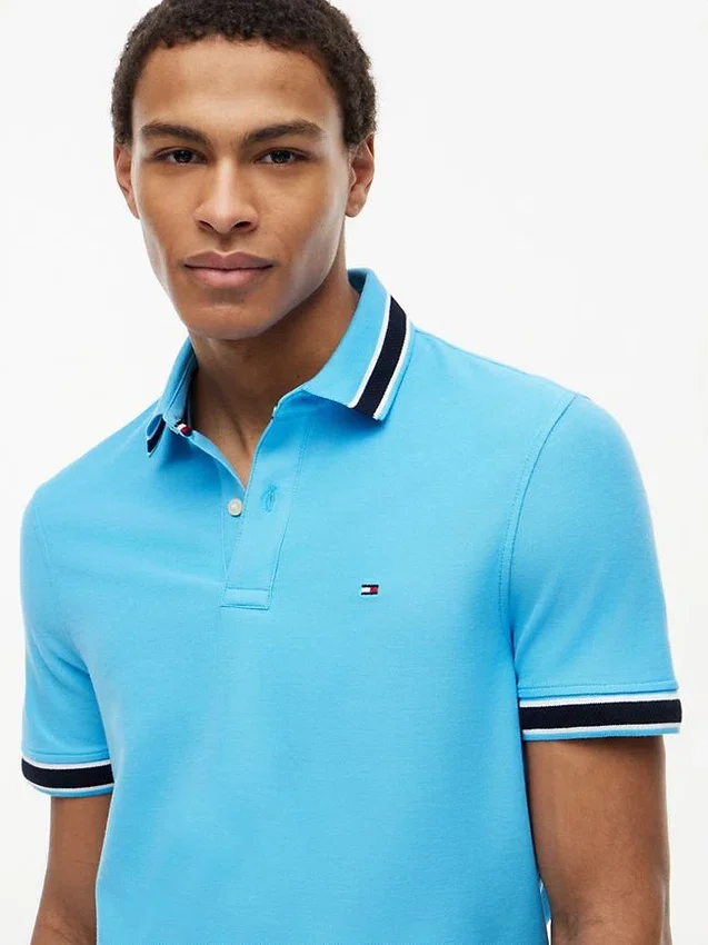 Regular Fit Tipped Wicking Polo Regular Fit Tipped Wicking Polo