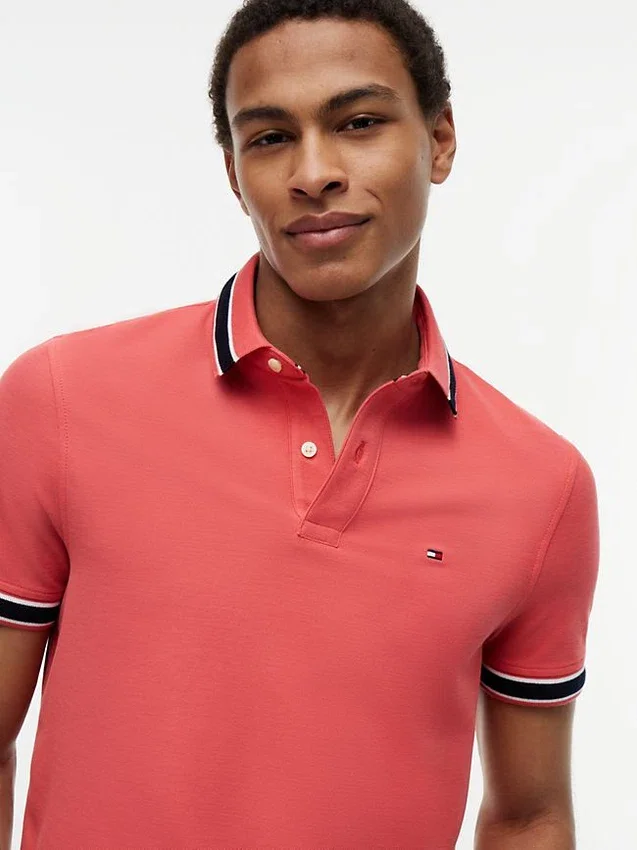 Regular Fit Tipped Wicking Polo Regular Fit Tipped Wicking Polo