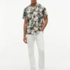 Regular Fit Tropical Floral Camp Shirt Regular Fit Tropical Floral Camp Shirt