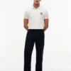 Regular Fit Wavy Flag Smooth Cotton Polo Regular Fit Wavy Flag Smooth Cotton Polo
