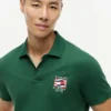 Regular Fit Wavy Flag Smooth Cotton Polo Regular Fit Wavy Flag Smooth Cotton Polo