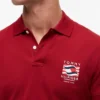 Regular Fit Wavy Flag Smooth Cotton Polo Regular Fit Wavy Flag Smooth Cotton Polo