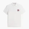 Regular Fit Wavy Flag Smooth Cotton Polo Regular Fit Wavy Flag Smooth Cotton Polo