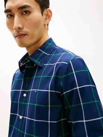 Regular Fit Windowpane All-Day Shirt