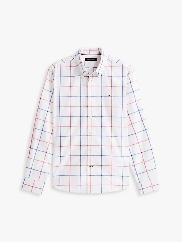 Regular Fit Windowpane All-Day Shirt Regular Fit Windowpane All-Day Shirt