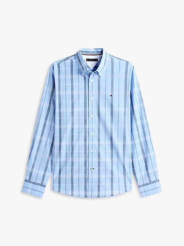 Regular Fit Windowpane All-Day Shirt Regular Fit Windowpane All-Day Shirt