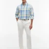 Regular Madras Check Linen-Blend Shirt Regular Madras Check Linen-Blend Shirt