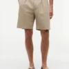 Relaxed Cotton-Linen Blend Chino Short Relaxed Cotton-Linen Blend Chino Short