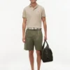 Relaxed Cotton-Linen Blend Chino Short Relaxed Cotton-Linen Blend Chino Short